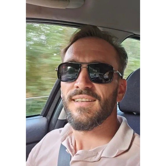 Men's Vintage UV400 Protection Steampunk Polarized Rectangular Sunglasses - Picture 4 of 8